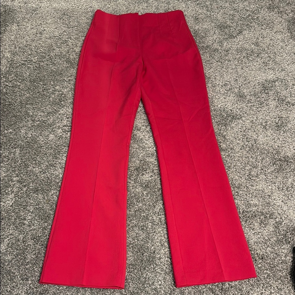 Elegant Red Women's Pants
